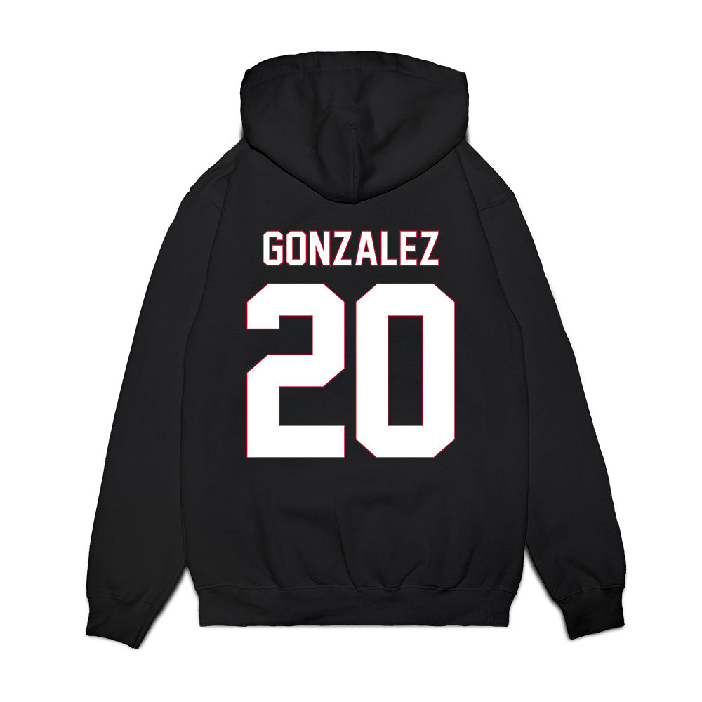 South Alabama - NCAA Women's Basketball : Daniela Gonzalez - Vintage Shersey Premium Hooded Sweatshirt-1