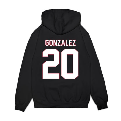 South Alabama - NCAA Women's Basketball : Daniela Gonzalez - Vintage Shersey Premium Hooded Sweatshirt-1