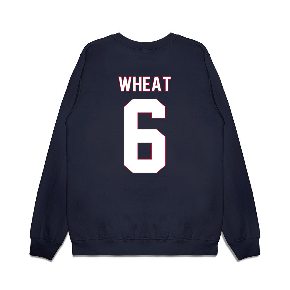 South Alabama - NCAA Men's Basketball : Jj Wheat - Vintage Shersey Premium Crewneck Sweatshirt-1