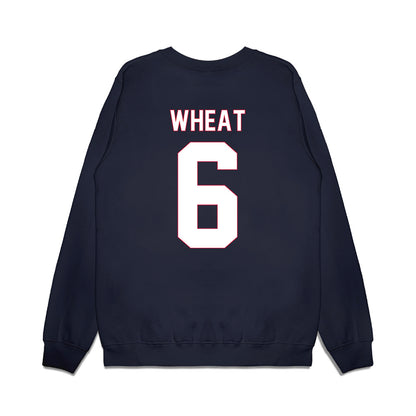 South Alabama - NCAA Men's Basketball : Jj Wheat - Vintage Shersey Premium Crewneck Sweatshirt-1
