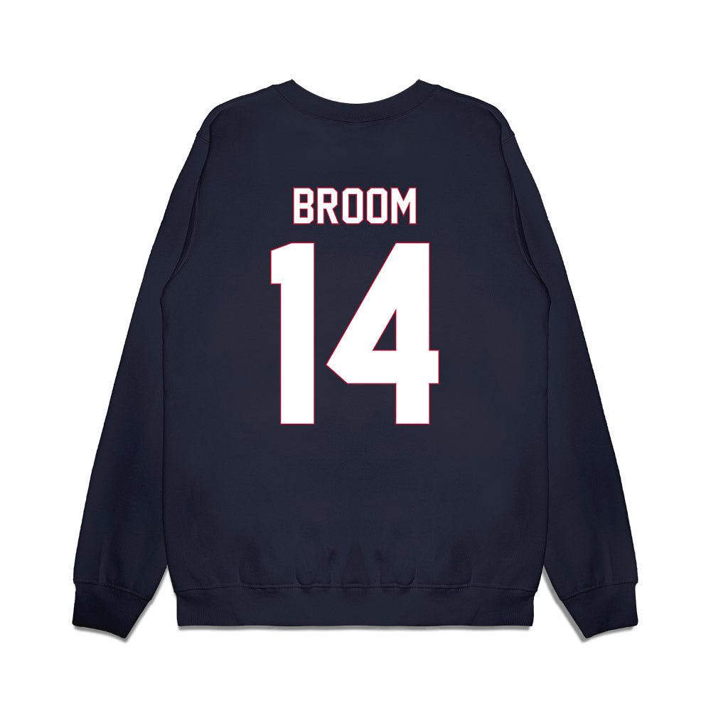 South Alabama - NCAA Men's Basketball : John Broom - Vintage Shersey Premium Crewneck Sweatshirt-1