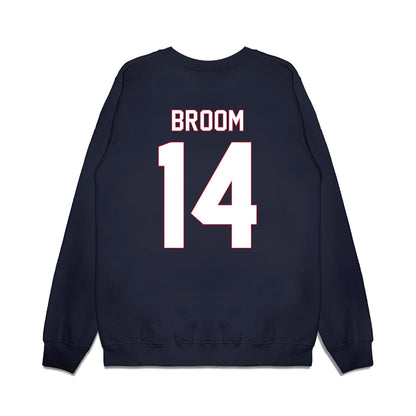 South Alabama - NCAA Men's Basketball : John Broom - Vintage Shersey Premium Crewneck Sweatshirt-1