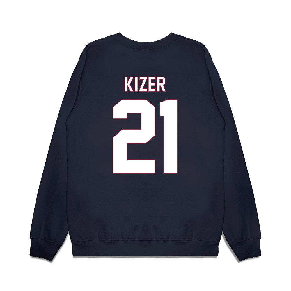 South Alabama - NCAA Men's Basketball : Ethan Kizer - Vintage Shersey Premium Crewneck Sweatshirt-1