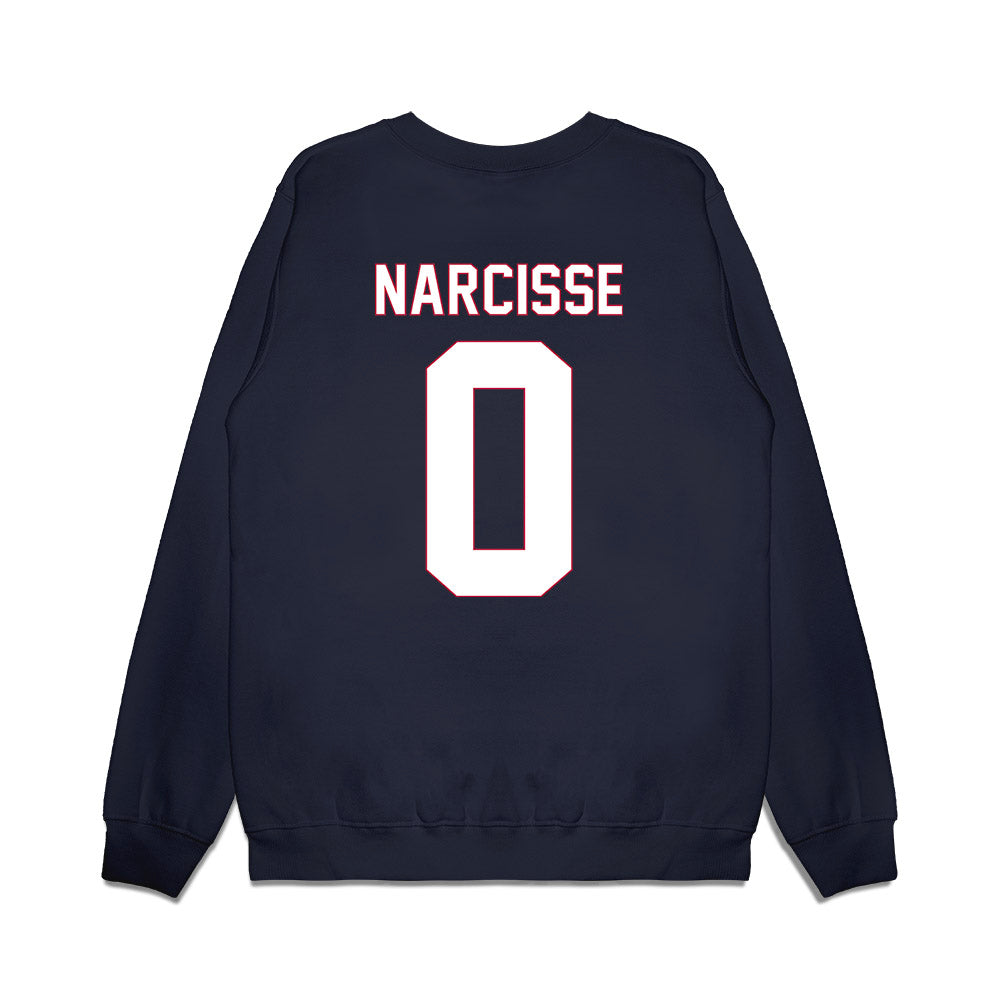 South Alabama - NCAA Women's Basketball : Chrysta Narcisse - Vintage Shersey Premium Crewneck Sweatshirt-1
