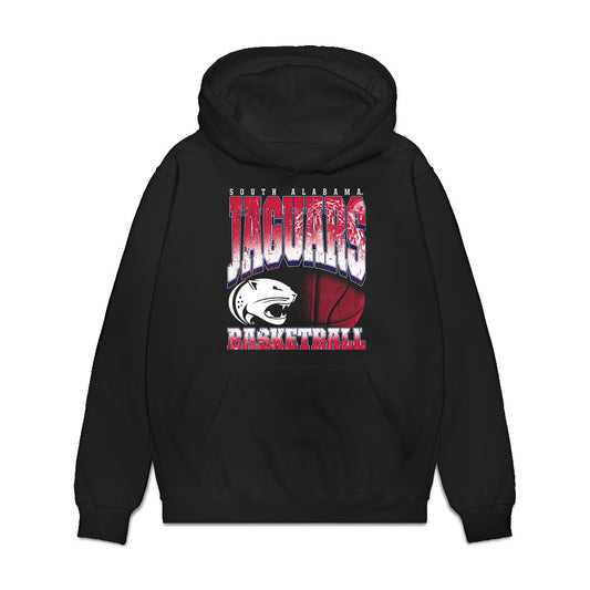 South Alabama - NCAA Women's Basketball : Princess Okafor - Vintage Shersey Premium Hooded Sweatshirt-0