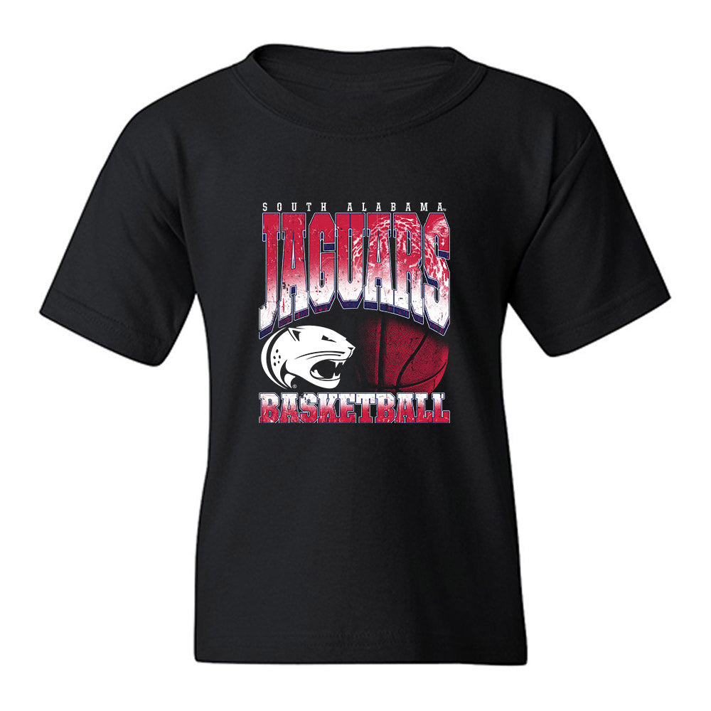 South Alabama - NCAA Men's Basketball : Elijah Ormiston - Vintage Shersey Youth T-Shirt-0