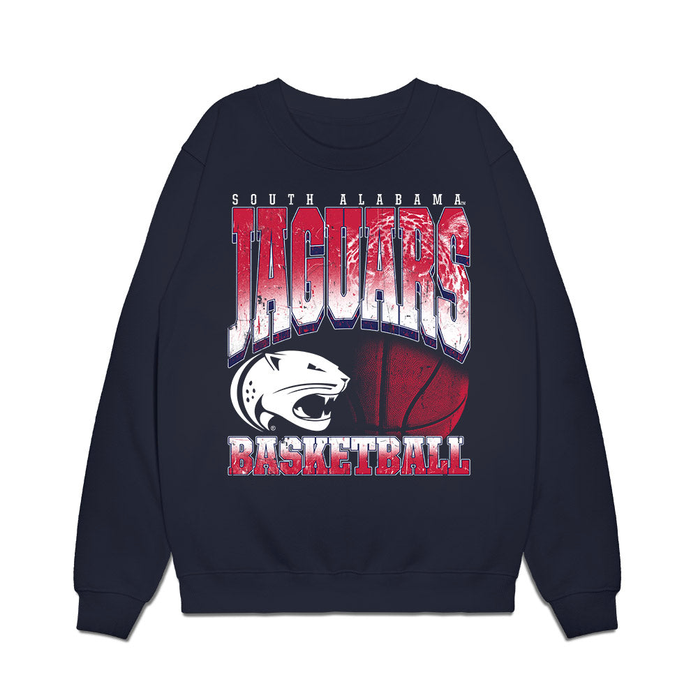 South Alabama - NCAA Men's Basketball : Elijah Ormiston - Vintage Shersey Premium Crewneck Sweatshirt-0