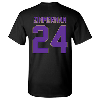 Western Carolina - NCAA Women's Basketball : Justice Zimmerman - Vintage Sherseys T-Shirt-1