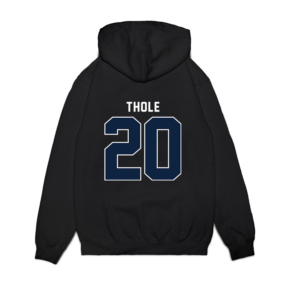 Xavier - NCAA Men's Basketball : Henry Thole - Vintage Premium Hooded Sweatshirt-1