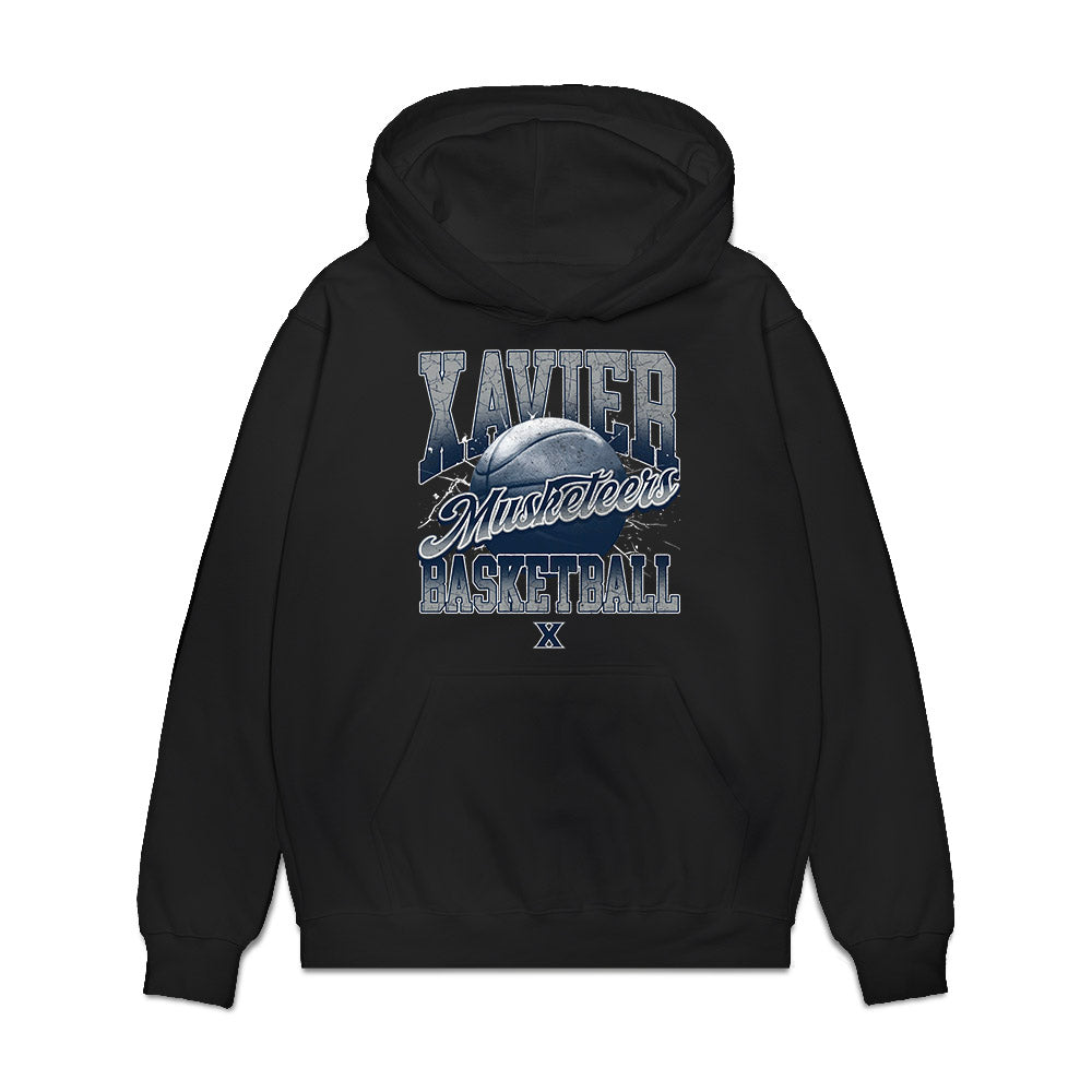 Xavier - NCAA Men's Basketball : Anthony Robinson - Vintage Premium Hooded Sweatshirt-0