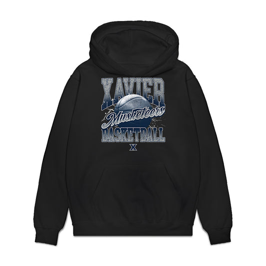Xavier - NCAA Women's Basketball : Payton Richards - Vintage Premium Hooded Sweatshirt-0