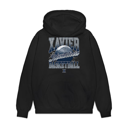 Xavier - NCAA Men's Basketball : Henry Thole - Vintage Premium Hooded Sweatshirt-0