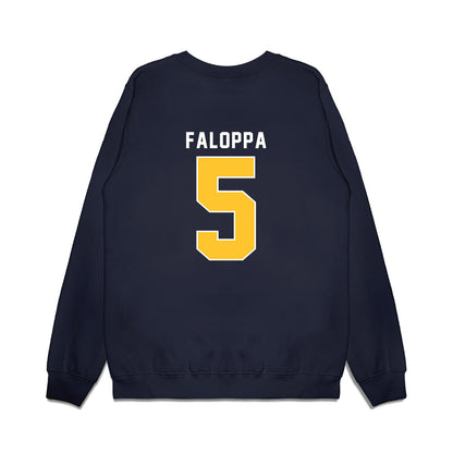 New Haven - NCAA Men's Basketball : Stefano Faloppa - Vintage Shersey Premium Crewneck Sweatshirt-1