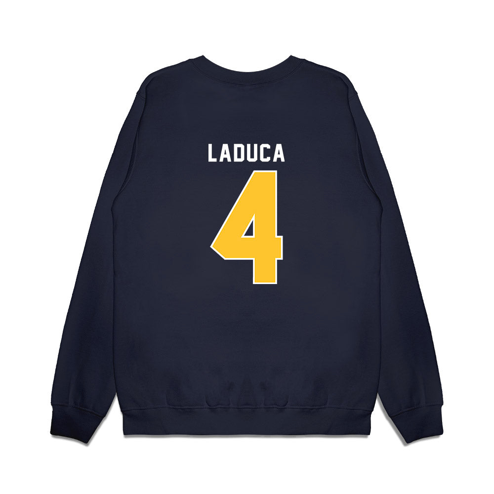 New Haven - NCAA Men's Basketball : Dominick LaDuca - Vintage Shersey Premium Crewneck Sweatshirt-1