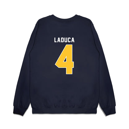 New Haven - NCAA Men's Basketball : Dominick LaDuca - Vintage Shersey Premium Crewneck Sweatshirt-1