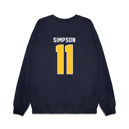 New Haven - NCAA Women's Basketball : Katelyn Simpson - Vintage Shersey Premium Crewneck Sweatshirt-1
