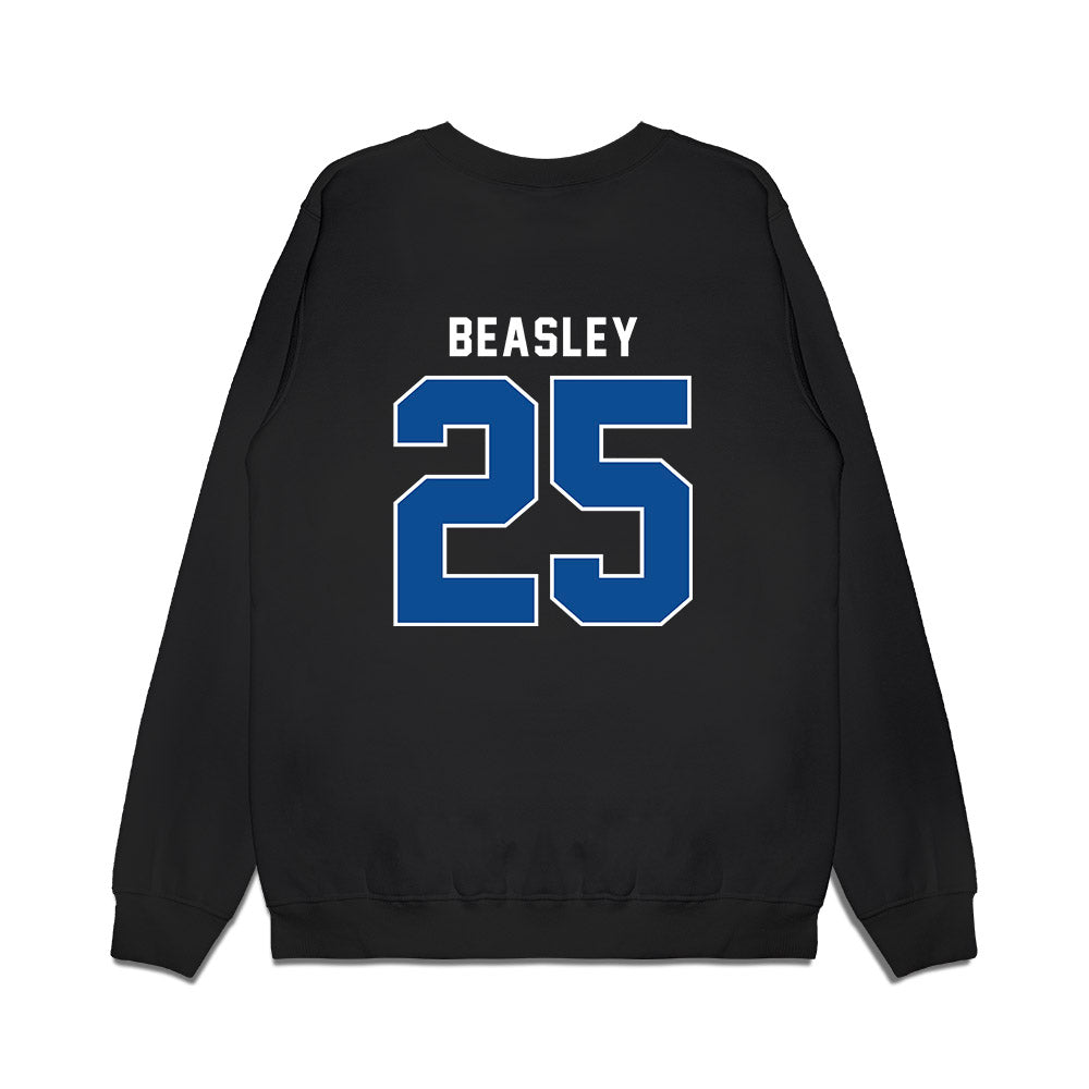 Indiana State - NCAA Football : Robert Beasley - Vintage Shersey Premium Crewneck Sweatshirt-1
