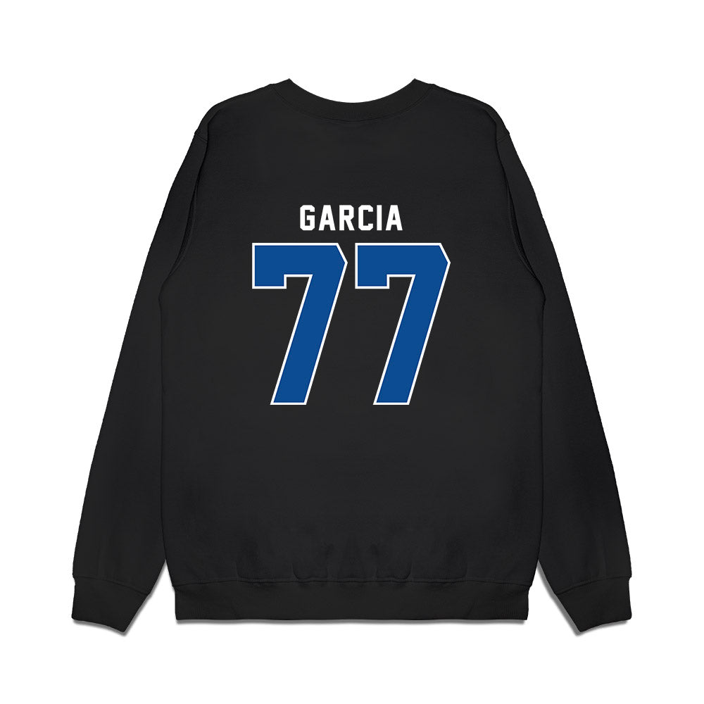 Indiana State - NCAA Football : Fernando Garcia - Vintage Shersey Premium Crewneck Sweatshirt-1