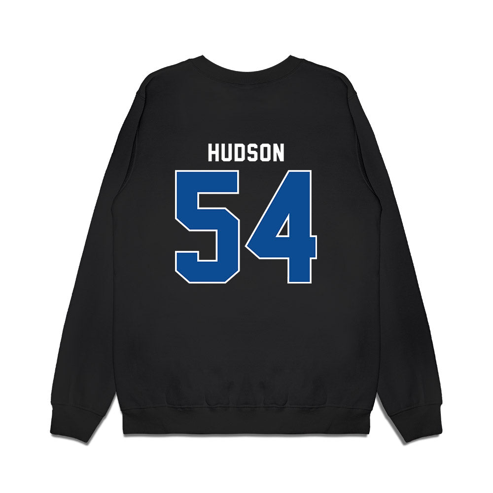 Indiana State - NCAA Football : Zeshaun Hudson - Vintage Shersey Premium Crewneck Sweatshirt-1