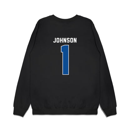 Indiana State - NCAA Football : Devin Johnson - Vintage Shersey Premium Crewneck Sweatshirt-1