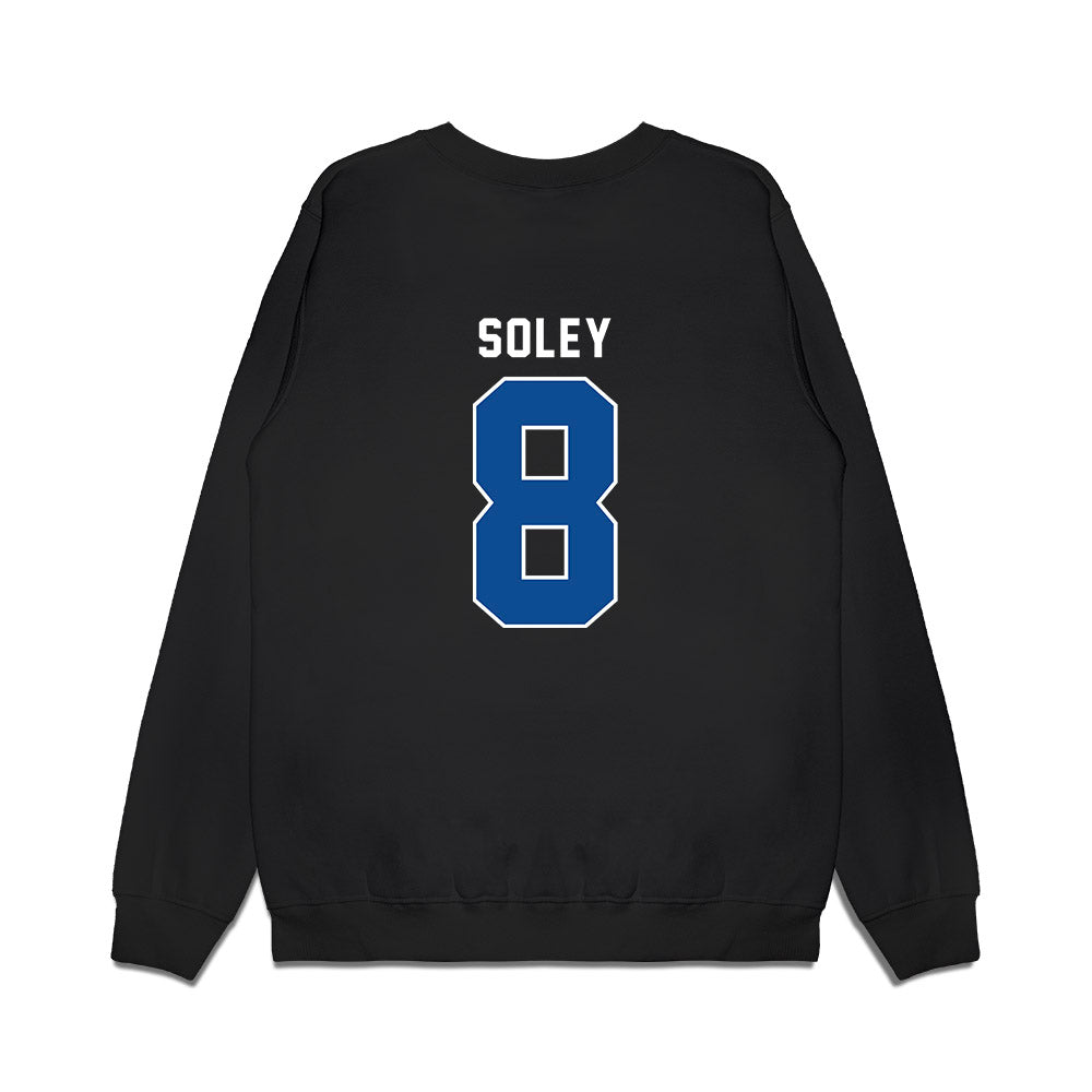 Indiana State - NCAA Football : Jacob Soley - Vintage Shersey Premium Crewneck Sweatshirt-1