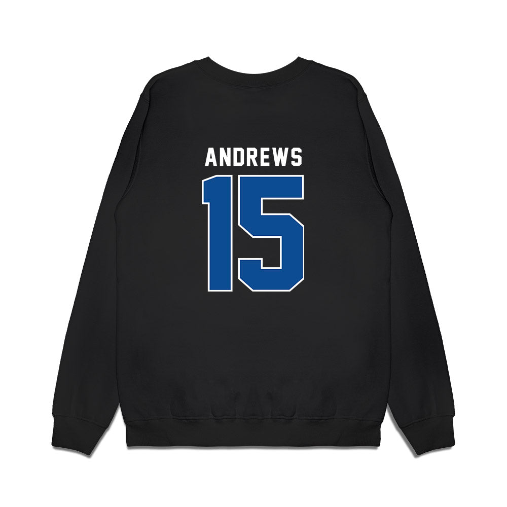 Indiana State - NCAA Football : Xavian Andrews - Vintage Shersey Premium Crewneck Sweatshirt-1