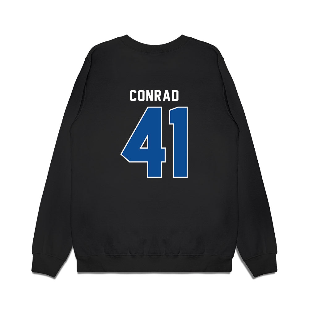Indiana State - NCAA Football : Spencer Conrad - Vintage Shersey Premium Crewneck Sweatshirt-1