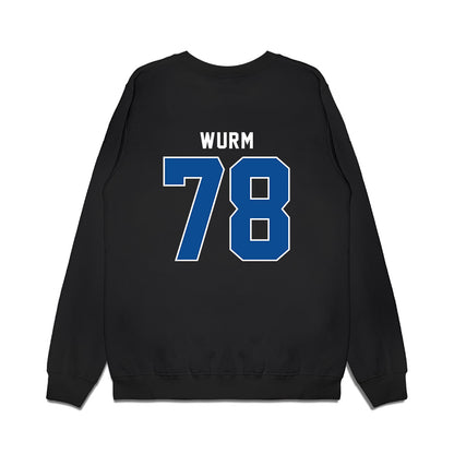 Indiana State - NCAA Football : Zac Wurm - Vintage Shersey Premium Crewneck Sweatshirt-1
