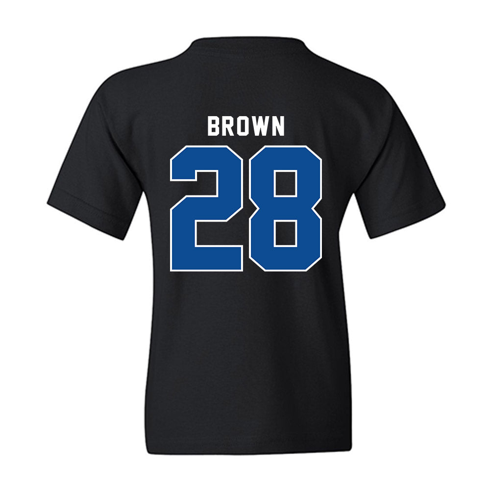 Indiana State - NCAA Football : Deion Brown - Vintage Shersey Youth T-Shirt-1