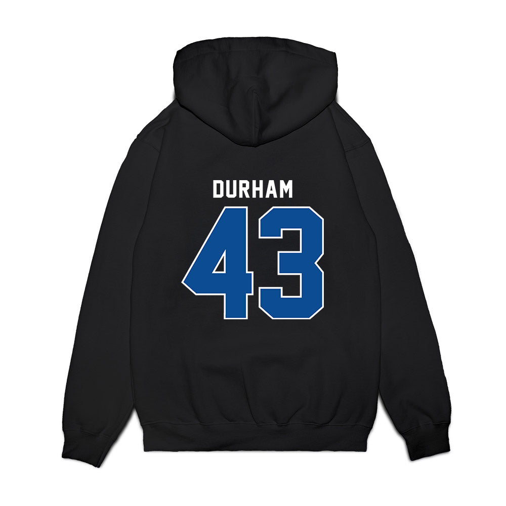 Indiana State - NCAA Football : Braydon Durham - Vintage Shersey Premium Hooded Sweatshirt-1