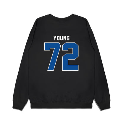 Indiana State - NCAA Football : Julian Young - Vintage Shersey Premium Crewneck Sweatshirt-1