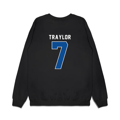 Indiana State - NCAA Football : Britten Traylor - Vintage Shersey Premium Crewneck Sweatshirt-1