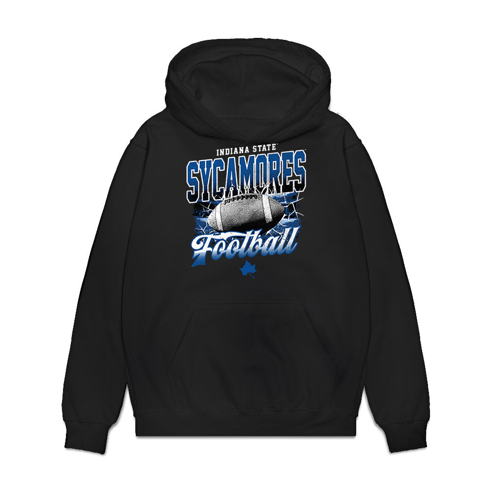 Indiana State - NCAA Football : Nathaniel Onoja - Vintage Shersey Premium Hooded Sweatshirt-0