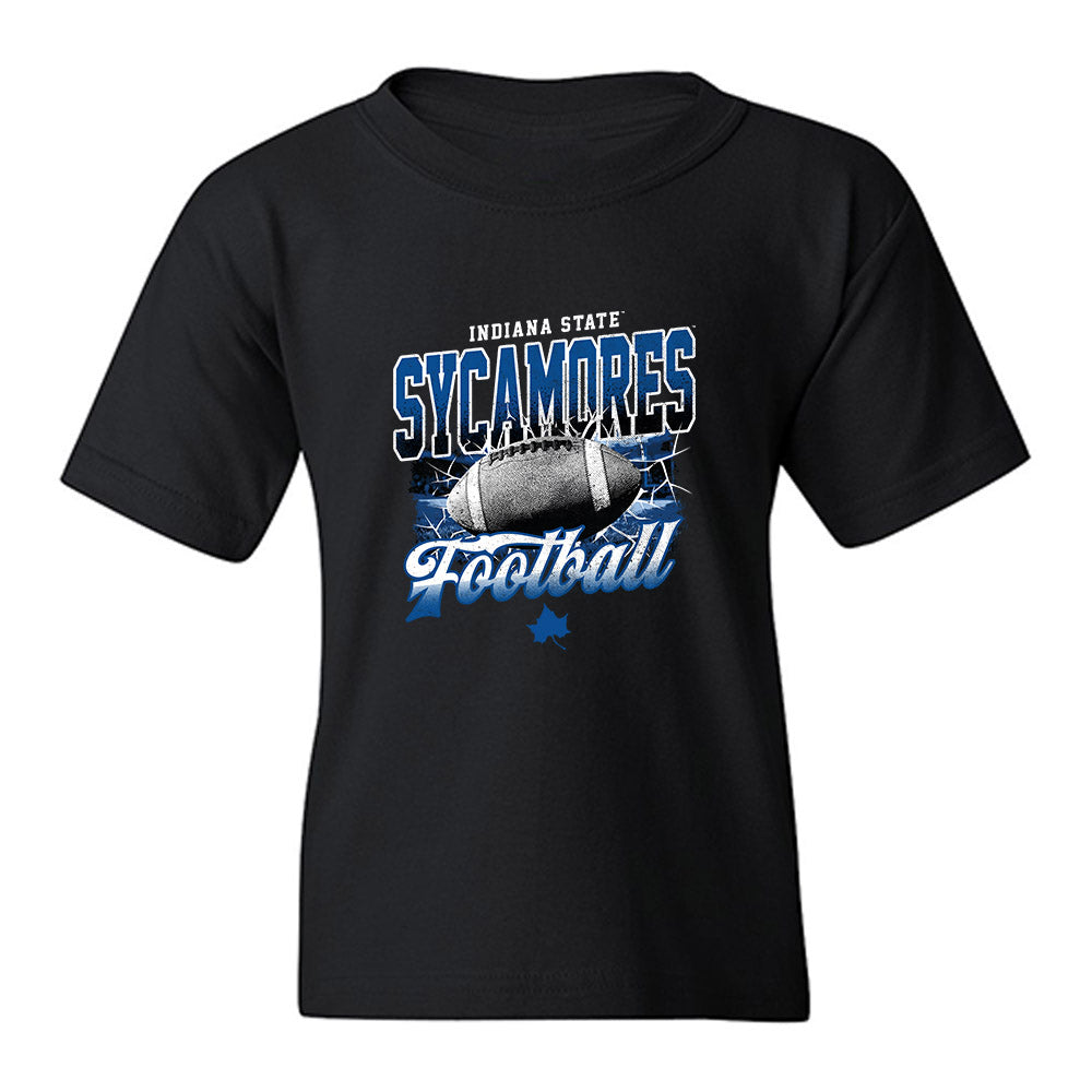 Indiana State - NCAA Football : Deion Brown - Vintage Shersey Youth T-Shirt-0