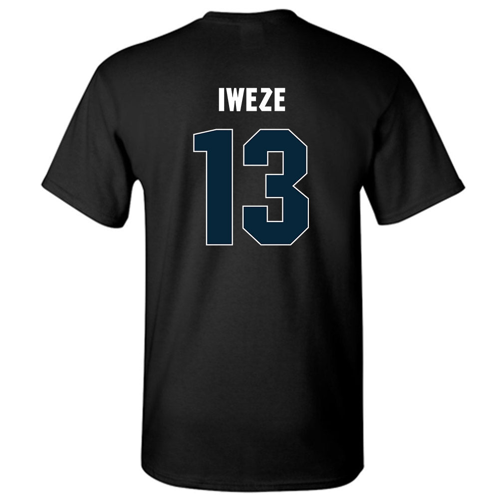 Utah State - NCAA Men's Basketball : David Iweze - Vintage Sherseys T-Shirt-1
