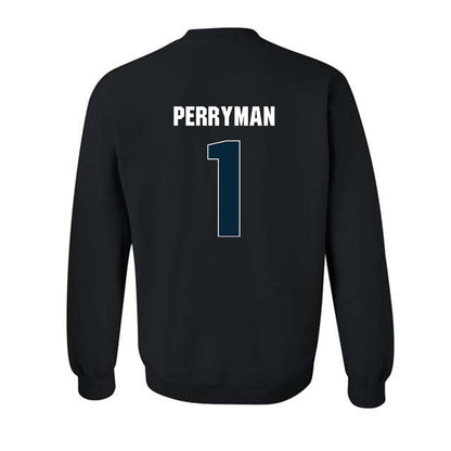 Utah State - NCAA Men's Basketball : Elijah Perryman - Vintage Sherseys Crewneck Sweatshirt-1