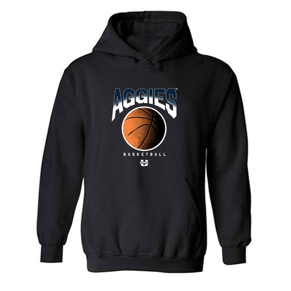 Utah State - NCAA Women's Basketball : Jamisyn Heaton - Vintage Sherseys Hooded Sweatshirt-0
