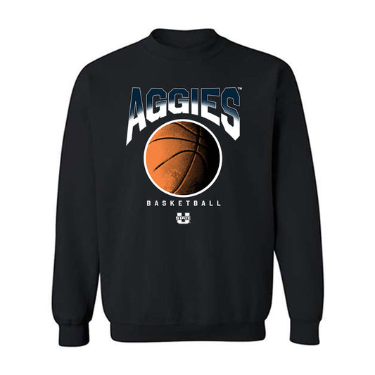 Utah State - NCAA Men's Basketball : Brayden Boe - Vintage Sherseys Crewneck Sweatshirt-0
