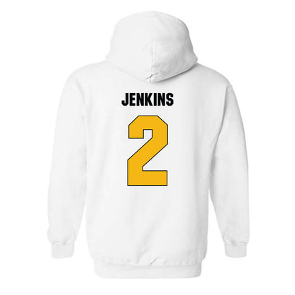 Idaho - NCAA Men's Basketball : Talon Jenkins - Vintage Sherseys Hooded Sweatshirt-1