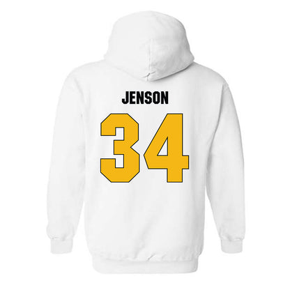 Idaho - NCAA Men's Basketball : Will Jenson - Vintage Sherseys Hooded Sweatshirt-1