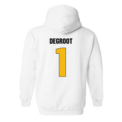 Idaho - NCAA Women's Basketball : Reese Degroot - Vintage Sherseys Hooded Sweatshirt-1