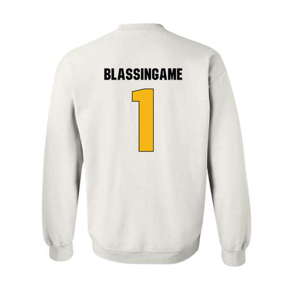 Idaho - NCAA Men's Basketball : Trevon Blassingame - Vintage Sherseys Crewneck Sweatshirt-1