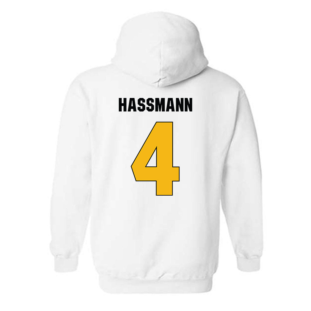 Idaho - NCAA Women's Basketball : Hope Hassmann - Vintage Sherseys Hooded Sweatshirt-1