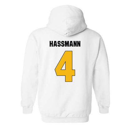 Idaho - NCAA Women's Basketball : Hope Hassmann - Vintage Sherseys Hooded Sweatshirt-1