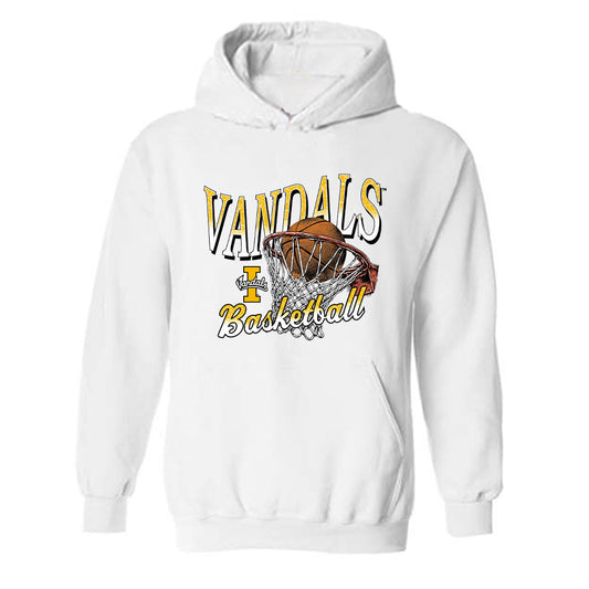 Idaho - NCAA Men's Basketball : Nolan Newman-Gomez - Vintage Sherseys Hooded Sweatshirt-0