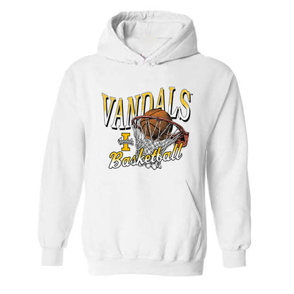 Idaho - NCAA Women's Basketball : Debora Dos Santos - Vintage Sherseys Hooded Sweatshirt-0