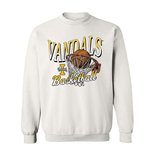 Idaho - NCAA Men's Basketball : Zubayr Toms - Vintage Sherseys Crewneck Sweatshirt-0