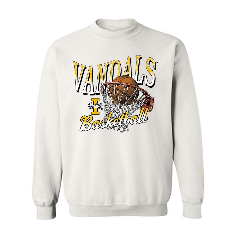Idaho - NCAA Men's Basketball : Jack Payne - Vintage Sherseys Crewneck Sweatshirt-0