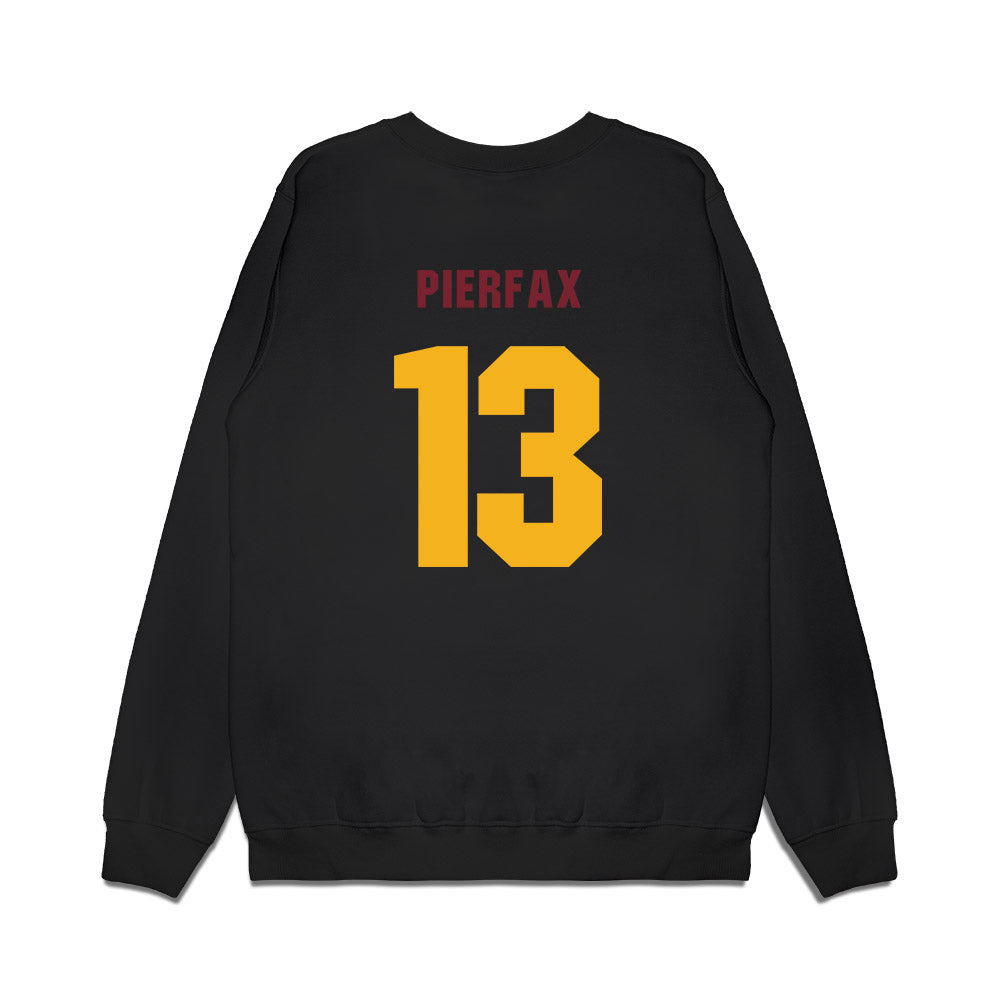 Winthrop - NCAA Women's Basketball : Mya Pierfax - Vintage Shersey Premium Crewneck Sweatshirt-1