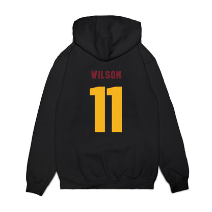 Winthrop - NCAA Women's Basketball : Naomi Wilson - Vintage Shersey Premium Hooded Sweatshirt-1